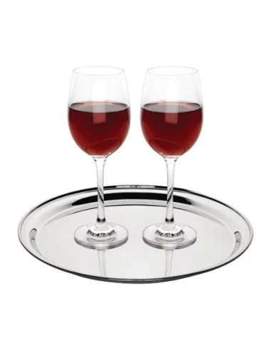 Plateau de service rond inox Olympia 305mm