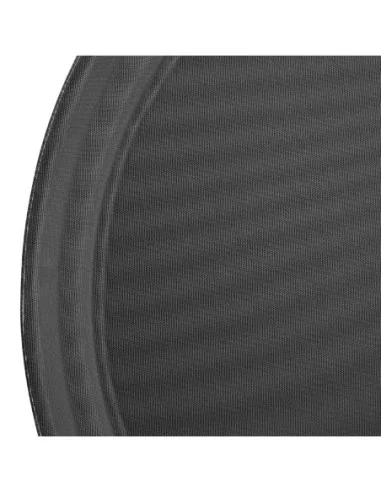 Plateau antidérapant en fibre de verre Olympia Kristallon rond noir 280mm