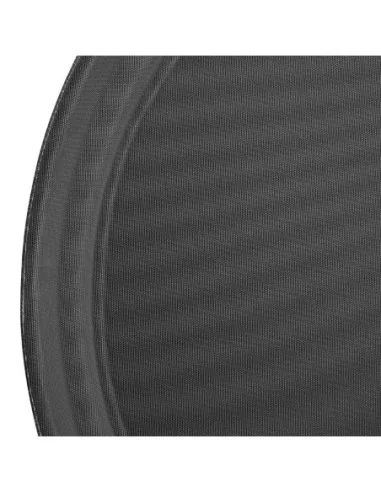 Plateau antidérapant en fibre de verre Olympia Kristallon rond noir 406mm