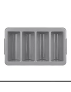 Bac à couverts plastique Olympia Kristallon empilable grand