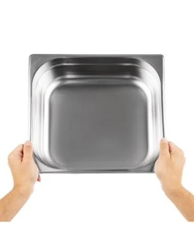 Bac Gastronorme inox GN 2/3 100mm Vogue