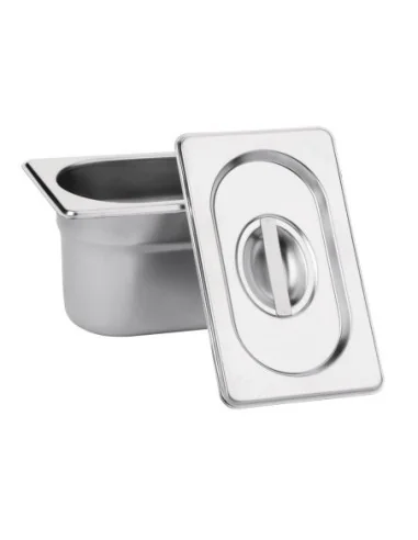 Couvercle GN 1/4 inox Vogue