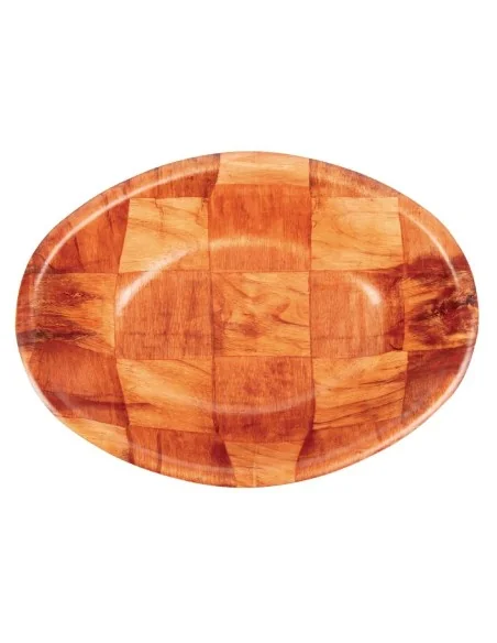 Corbeille ovale en bois petit modèle