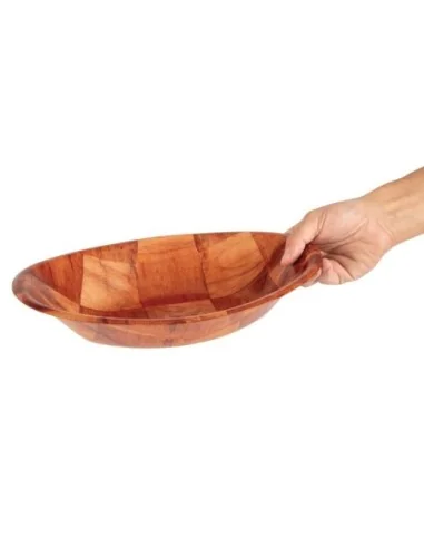 Corbeille ovale en bois petit modèle