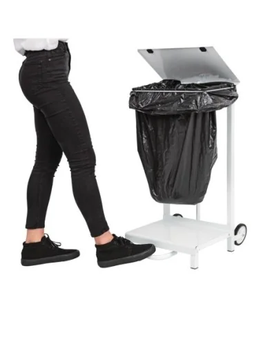 Support de sacs poubelles partiellement mobile Jantex