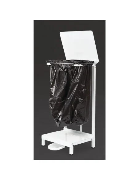 Support sacs poubelle Jantex blanc