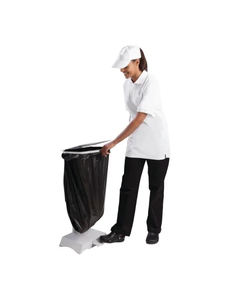 Support sacs poubelle Jantex blanc