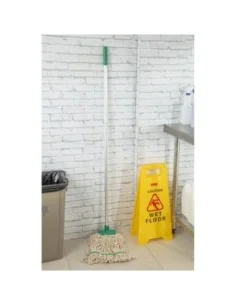 Tête de balai serpillère avec bande de maintien SYR Kentucky verte 2