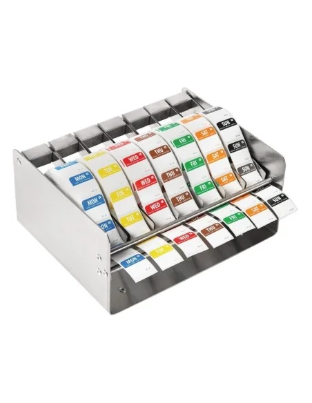 Distributeur d étiquettes inox Vogue