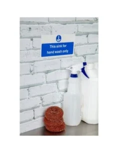Signalétique pour le lavage des mains uniquement Vogue (en anglais) 2