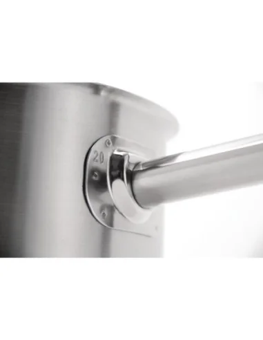 Casserole en acier inoxydable Vogue 8L
