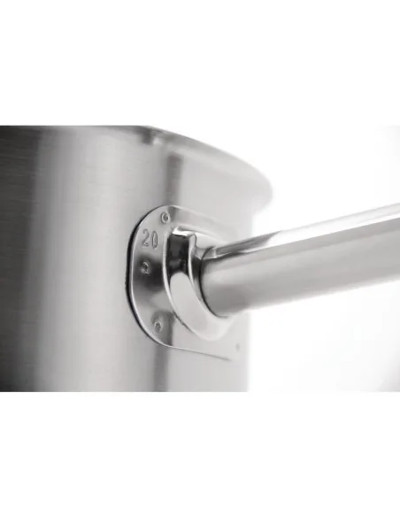 Casserole en acier inoxydable Vogue 8L