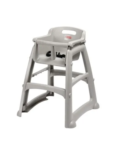 Chaise haute empilable platine Rubbermaid