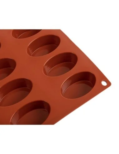 Plaque 16 ovales en silicone Pavoni Formaflex