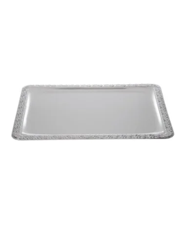Plateau de service rectangulaire inox APS 420 x 310mm