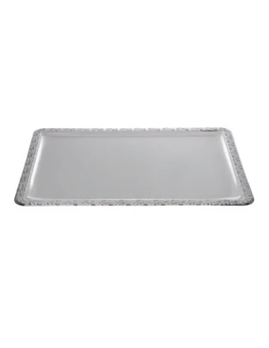 Plateau de service rectangulaire inox APS 500 x 360mm