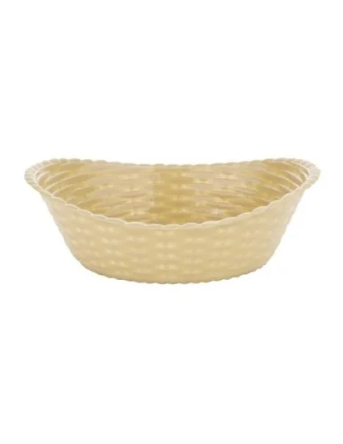 Panier ovale en polypropylène Olympia Kristallon