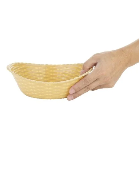 Panier ovale en polypropylène Olympia Kristallon