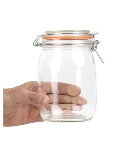 Bocal à conserves à clip 1L Vogue