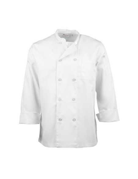 Veste de cuisine mixte Le Mans Chef Works blanche XL