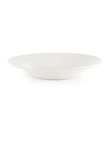 Assiette à pâtes blanche Churchill (Lot de 12)