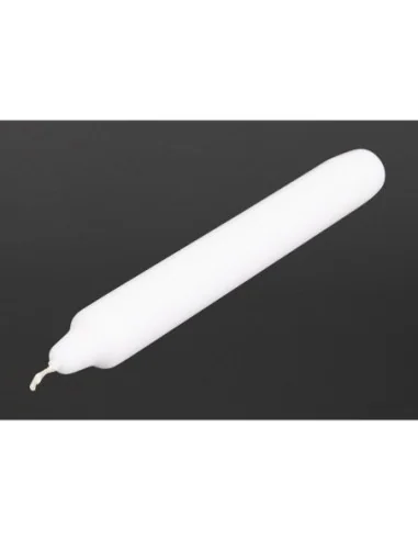 Bougies bistro Bolsius 177mm blanches (Lot de 45)