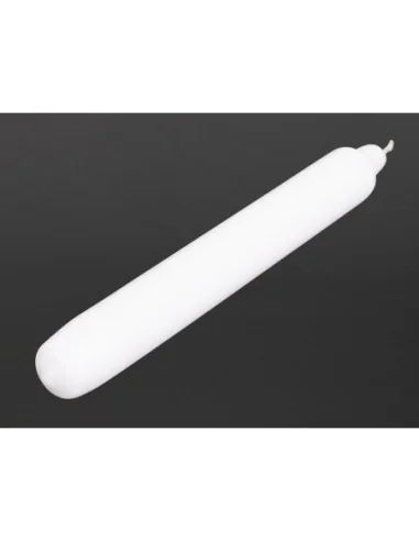 Bougies bistro Bolsius 177mm blanches (Lot de 45)