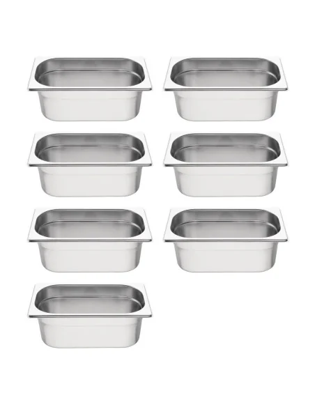 Lot de 7 bacs GN1/4 Vogue