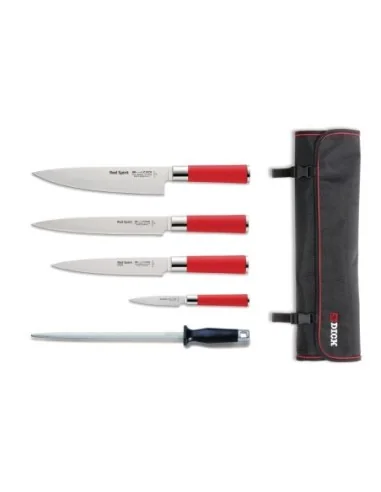 Ensemble de 5 couteaux Dick Red Spirit et étui