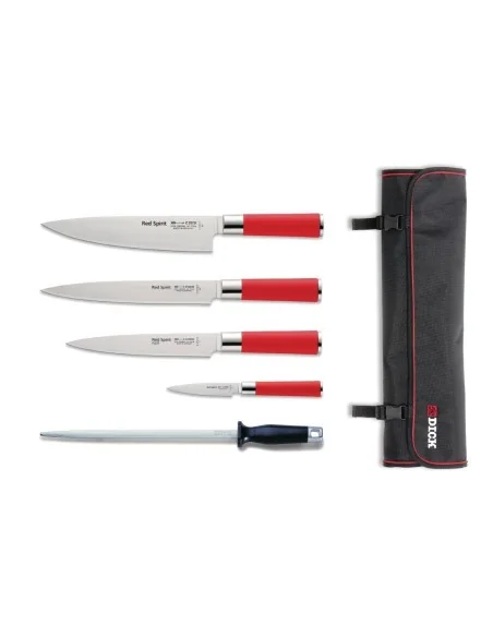 Ensemble de 5 couteaux Dick Red Spirit et étui