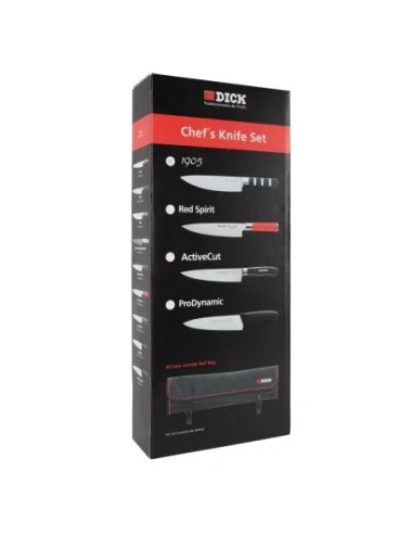 Ensemble de 5 couteaux Dick Red Spirit et étui