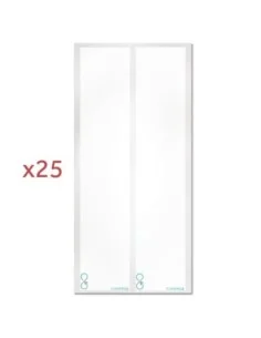 Lot 25 étiquettes vierges pour bouteille réutilisables, 3 marqueurs et 2 chiffons Puracycle 2