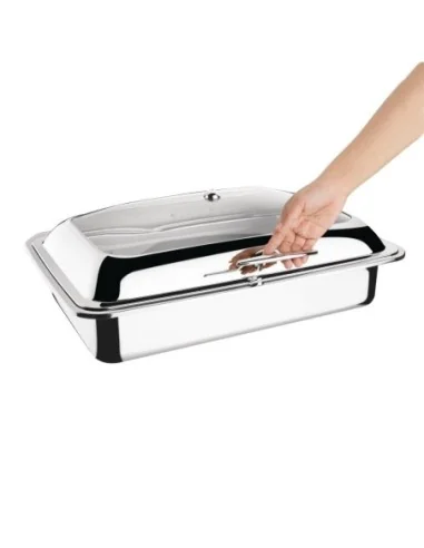 Ensemble chafing dish induction Olympia GN 1/1 avec support 