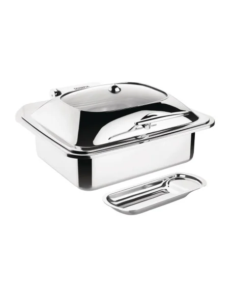 Ensemble chafing dish induction Olympia GN 1/2 avec support 