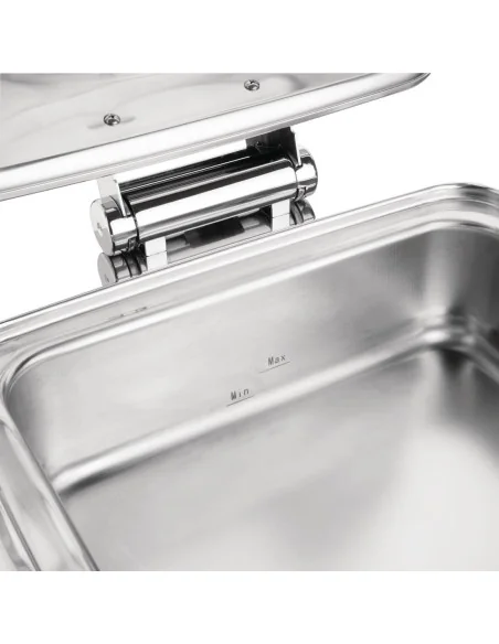 Ensemble chafing dish induction Olympia GN 1/2 avec support 