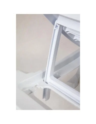 Chaises longues en polypropylène blanches Resol (lot de 4)