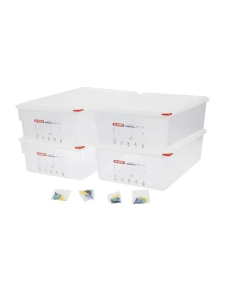 Boîte alimentaire GN1/1 Araven 21L (Lot de 4)
