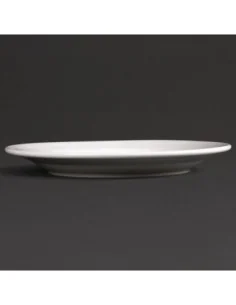 Assiettes à bord large Olympia Linear 200mm (Lot de 12) 2