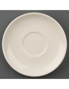 Soucoupes empilables Ivory Olympia (lot de 12)