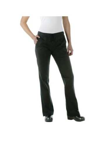 Pantalon de cuisine femme Chef Works Executive noir M