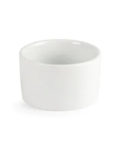 Ramequins contemporains blancs 90mm Olympia (Lot de 12) 2