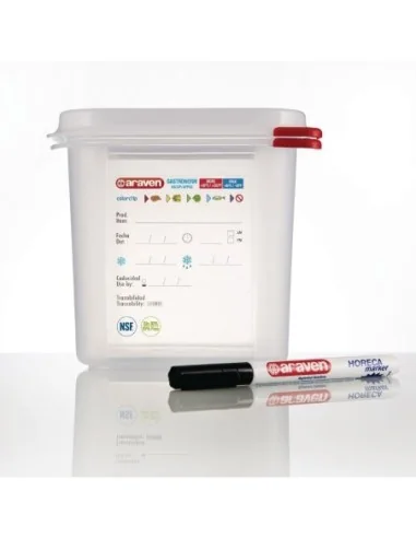 Marqueur pour boîte alimentaire Araven