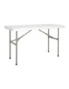 Table rectangulaire pliante Bolero 1220mm