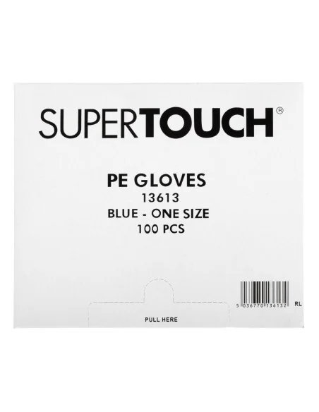 Gants jetables bleus (Lot de 100)