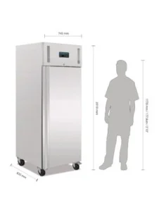Armoire négative GN inox 1 porte 650L Polar Série U 2