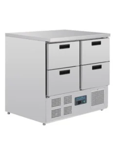 Table réfrigérée compacte 4 tiroirs 240L Polar Série G