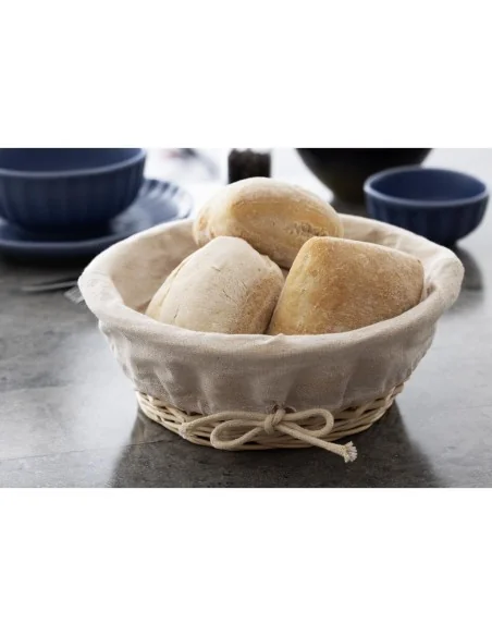 Panier en osier Olympia rond