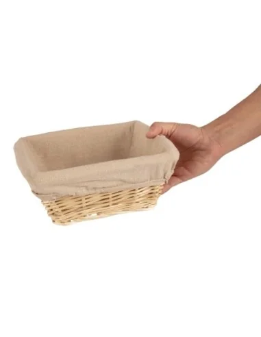 Panier en osier Olympia carré