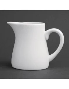 Pots à lait blancs Olympia 170ml (Lot de 6)