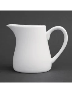 Pots à lait blancs Olympia 212ml (Lot de 6)